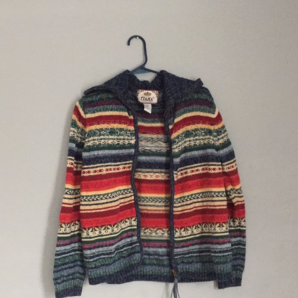 Oversized Knit Sweater Jacket
